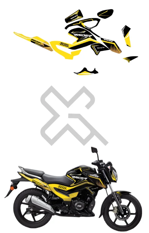 Y Elect Edition Full Body Sticker Compatible with Raider 125 | Raider 125 Sticker Made In Premium Matte Vinyl With FPF (Fade Protection Film), Water proof, Precut Sticker, Pack Of 1